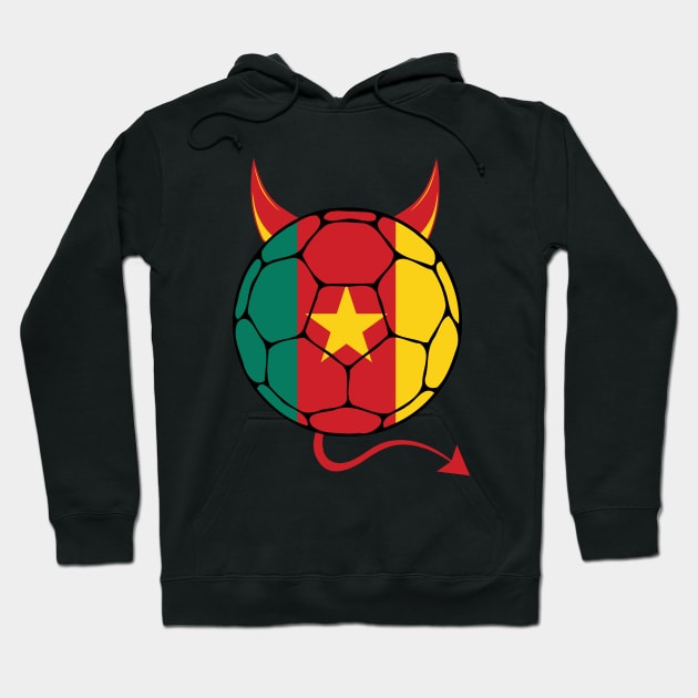 Cameroon Football Halloween Hoodie by footballomatic